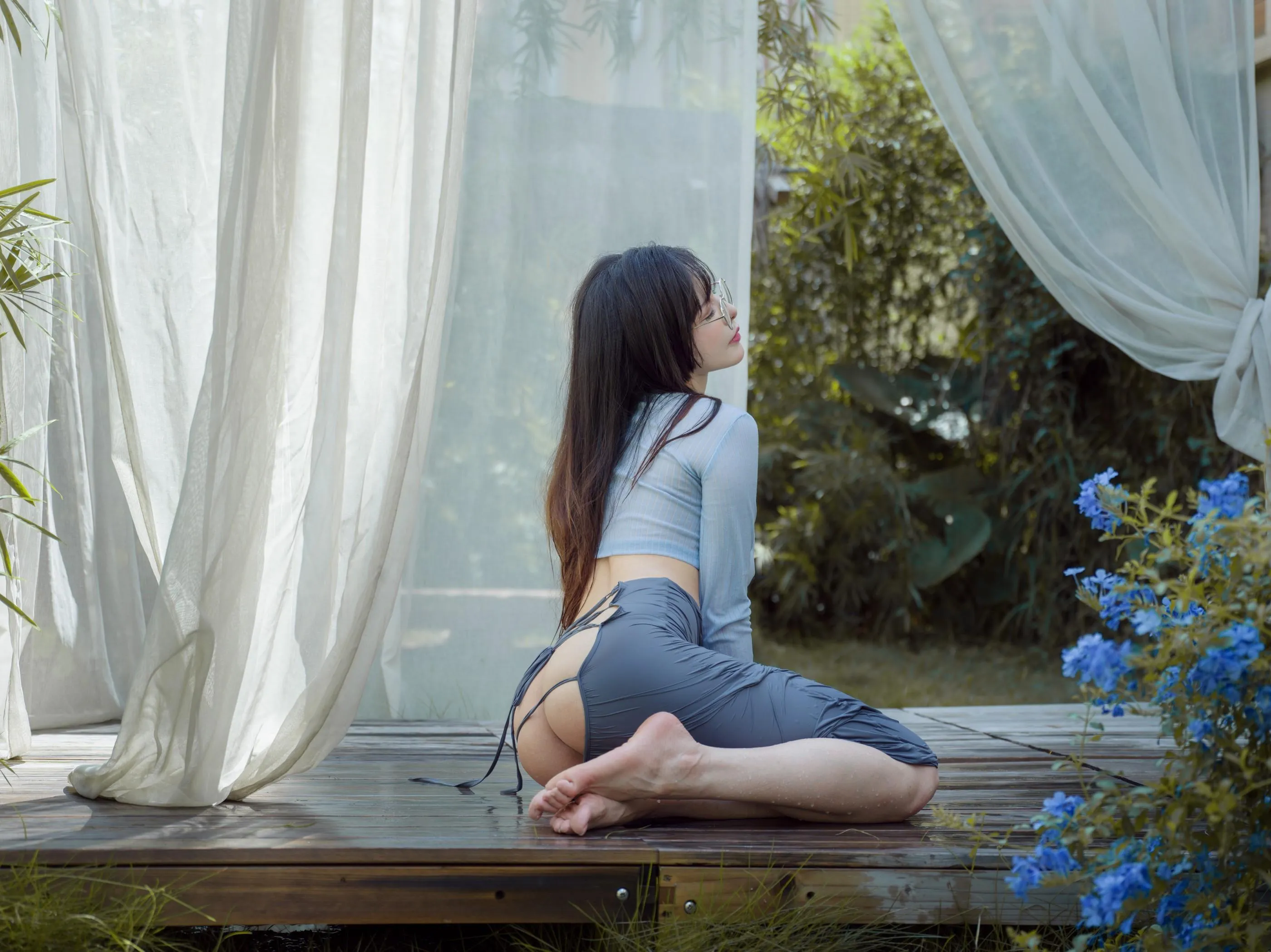秋和柯基 – NO.066 花洒姐姐 [52P]插图6